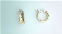 Earrings Woman in Yellow Gold CERCHI OV 1.90 G